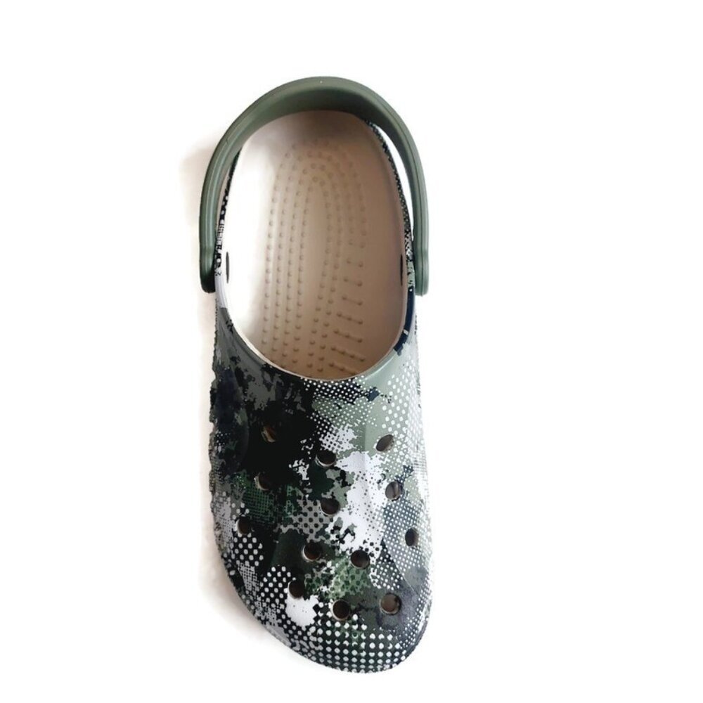 CROCS Mens 10 Womens 12 Baya Seasonal Printed Lightweight Slip On Clogs Shoes - Picture 2 of 8